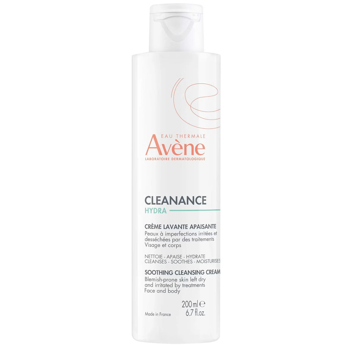 AVENE Cleanance Hydra Soothing Cleansing Cream - Blemish-Prone Skin Left Dry and Irritated by Treatments