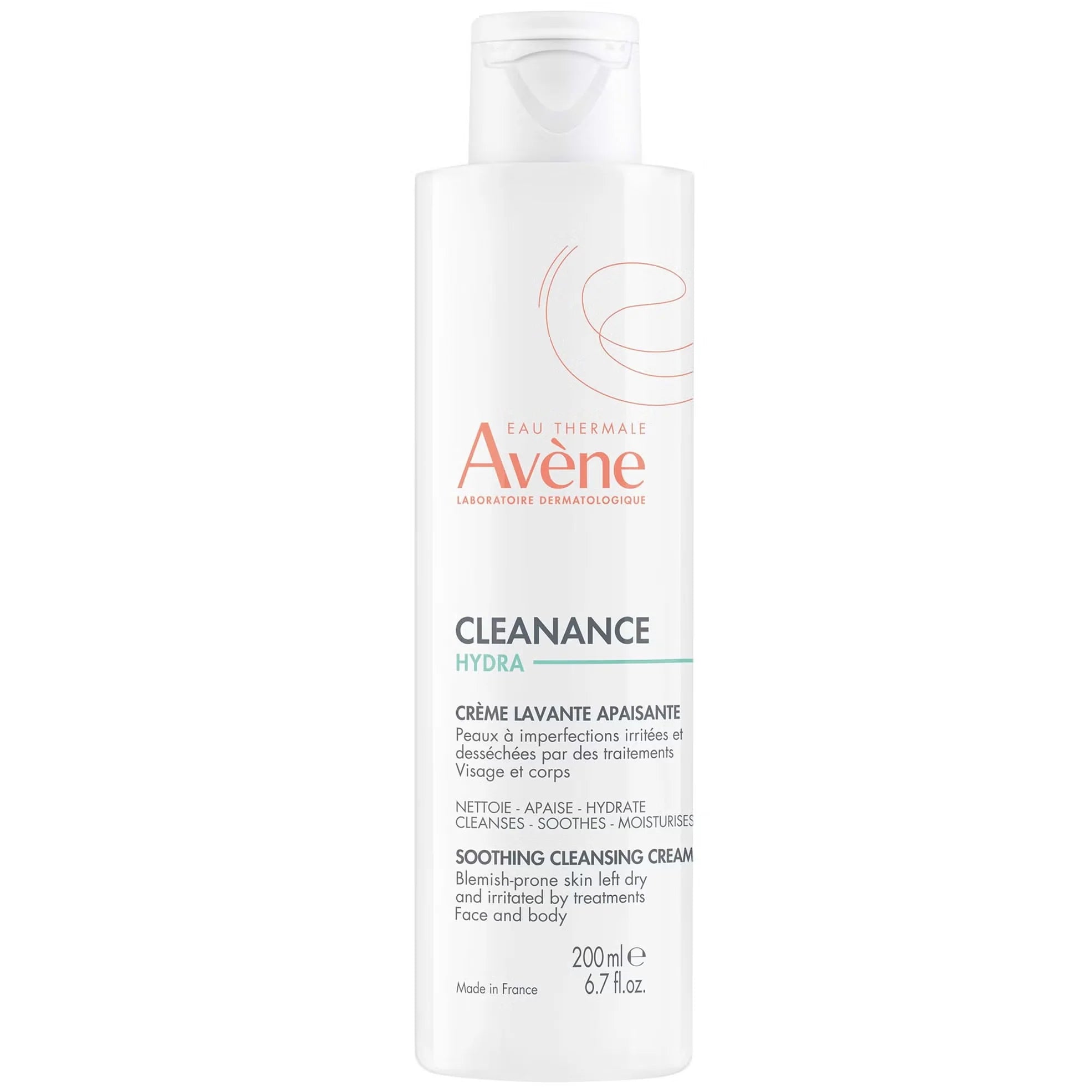AVENE Cleanance Hydra Soothing Cleansing Cream - Blemish-Prone Skin Left Dry and Irritated by Treatments
