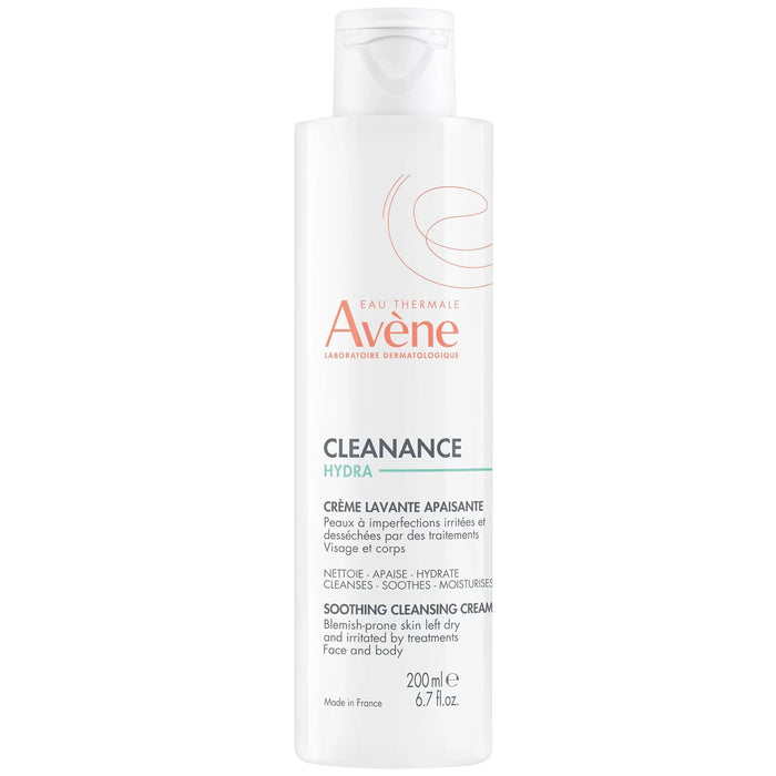 AVENE Cleanance Hydra Soothing Cleansing Cream - Blemish-Prone Skin Left Dry and Irritated by Treatments