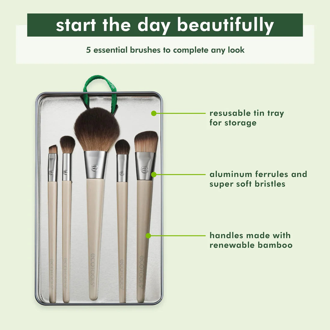 ECT BRUSH START THE DAY BEAUTIFULLY KIT(5)