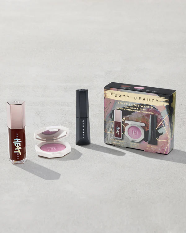 Fenty Beauty by Rihanna - Fenty's Most Want'd: 3-Piece Lip, Face + Eye Kit