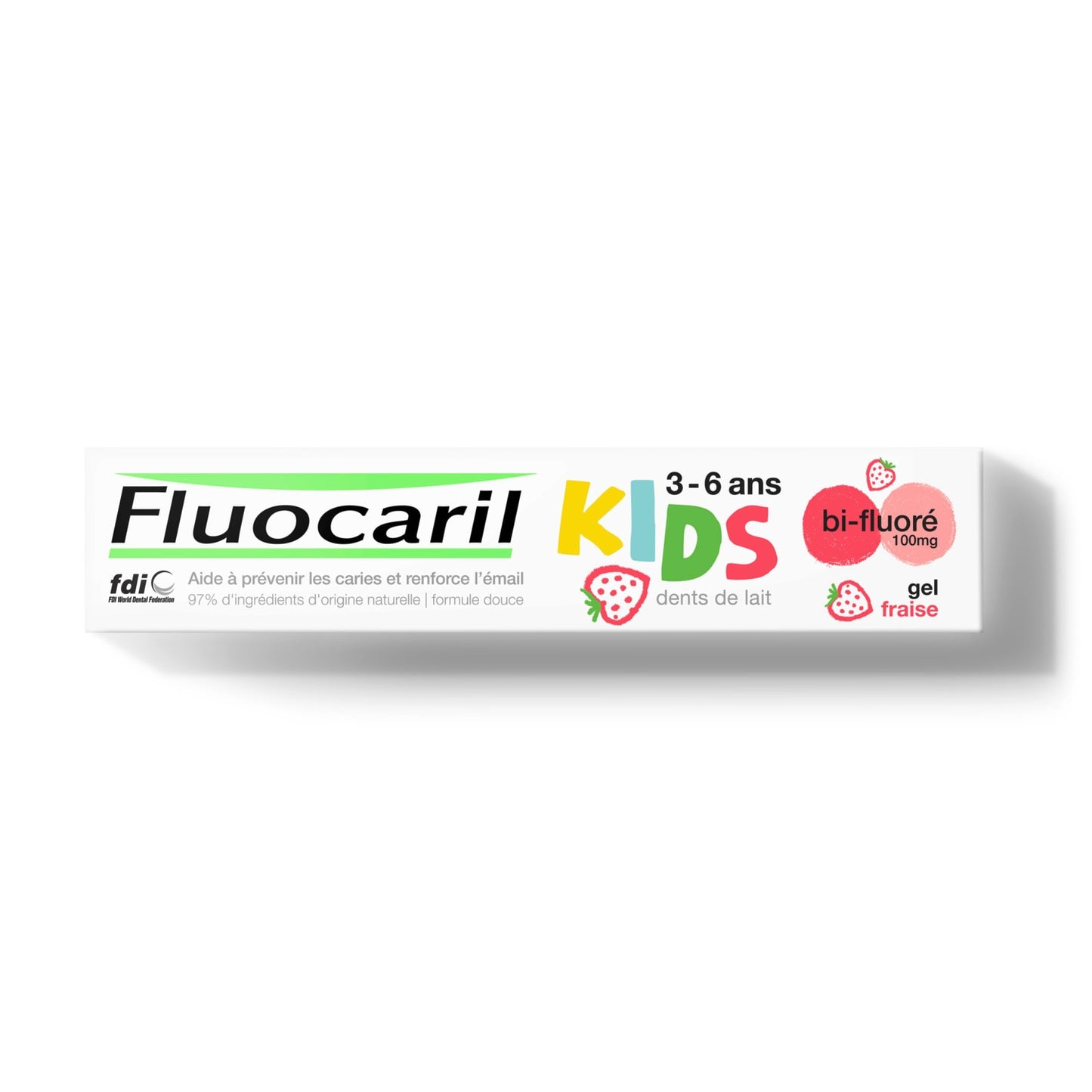 Fluocaril Toothpast 3-6ans fraise gel fraise 75ml