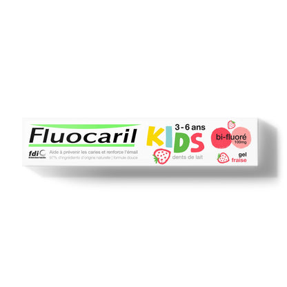 Fluocaril Toothpast 3-6ans fraise gel fraise 75ml