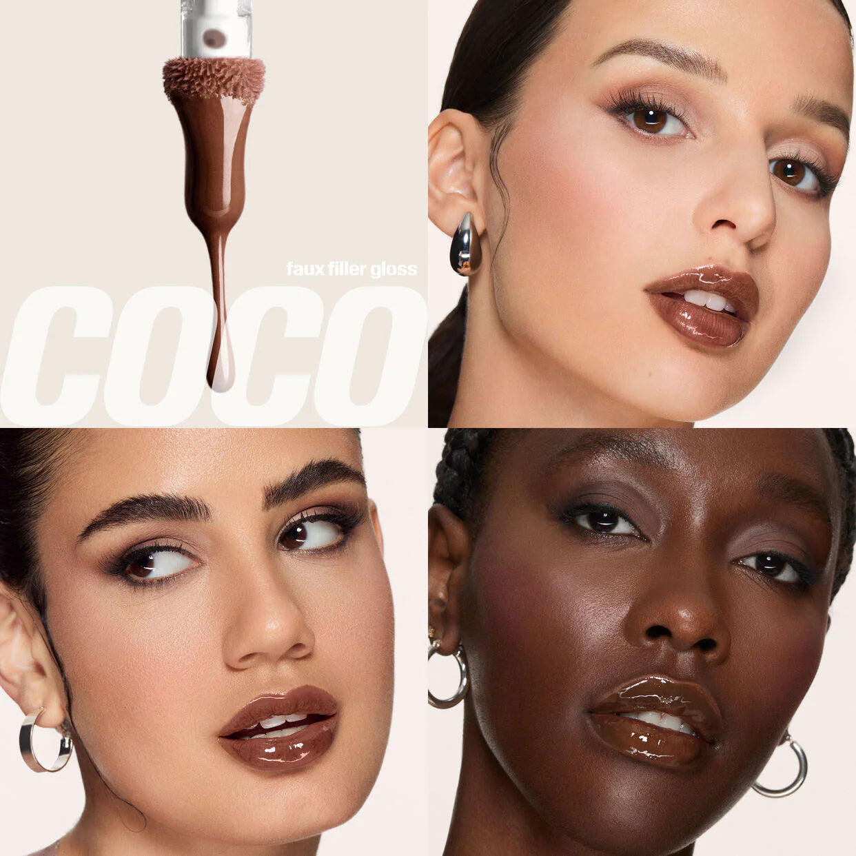 HUDA BEAUTY Faux Filler Shine Lip Gloss