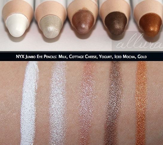 NYX PROFESSIONAL MAKEUP Jumbo Eye Pencil, Blendable eyeshadow stick & eyeliner pencil