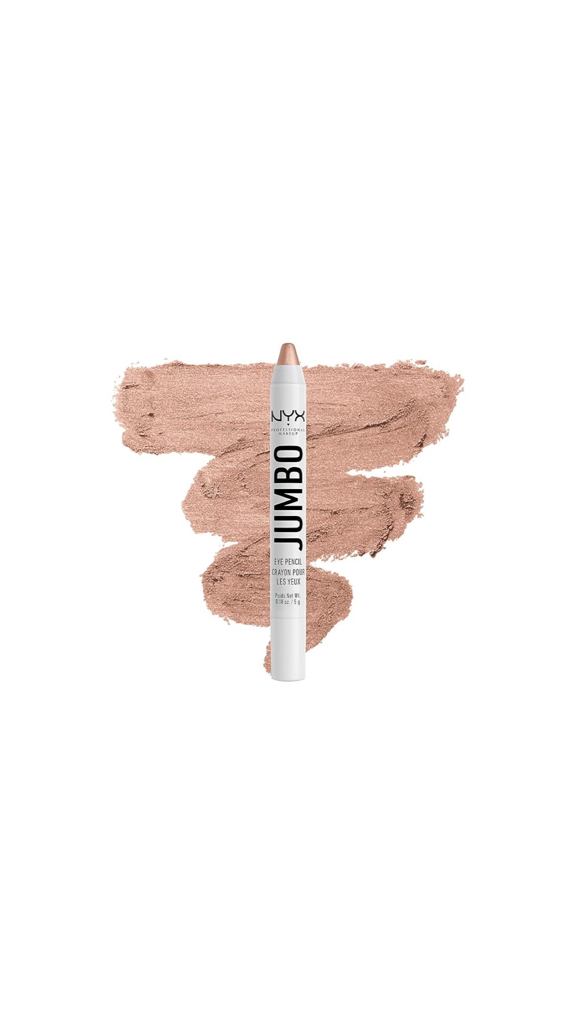 NYX PROFESSIONAL MAKEUP Jumbo Eye Pencil, Blendable eyeshadow stick & eyeliner pencil
