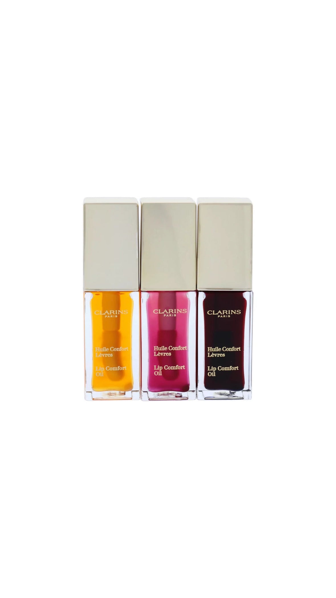 CLARINS Instant light Lip Comfort oil trio full size set