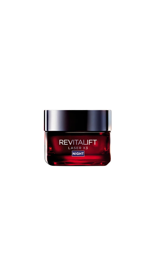 LOREAL Revitalift Laser NIGHT x3 Anti Aging Cream 50ML