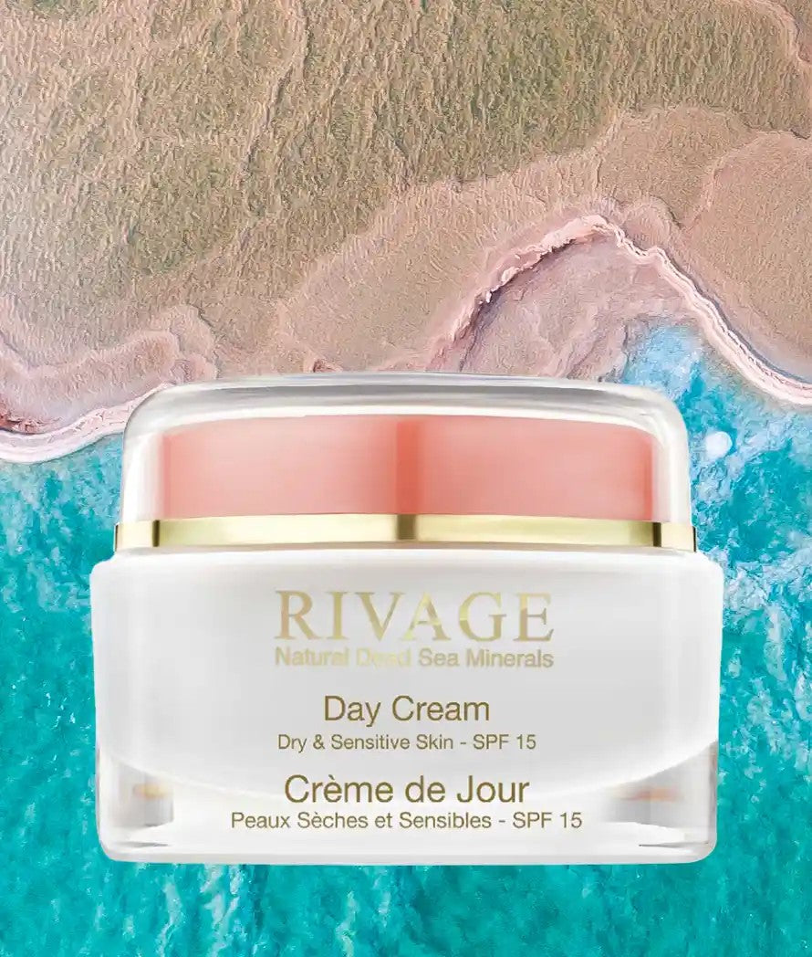 RIVAGE Day Cream for Dry & Sensitive Skin - SPF 15 - Jar 50ml