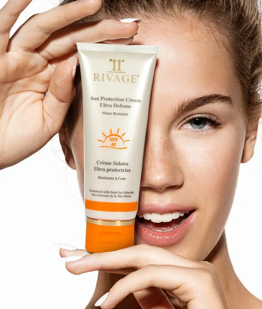 RIVAGE Sun Protection Cream - Ultra Defense - SPF 45 - Water Resistant - Tube 75ml