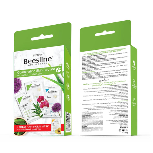 Beesline Combination skin routine + free hair 9 oils mask