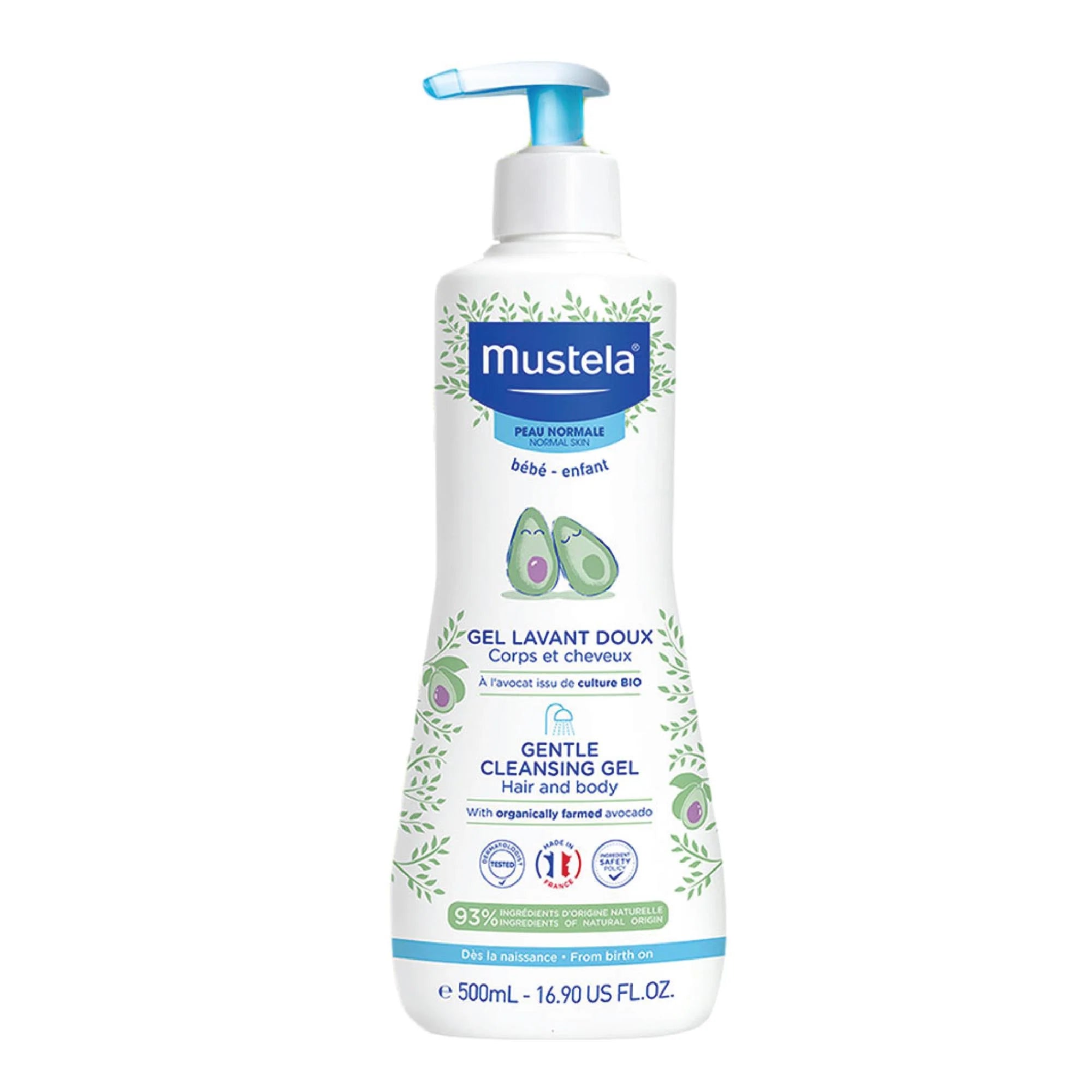 MUSTELA 2IN1 Cleansing gel hair and body 200ml