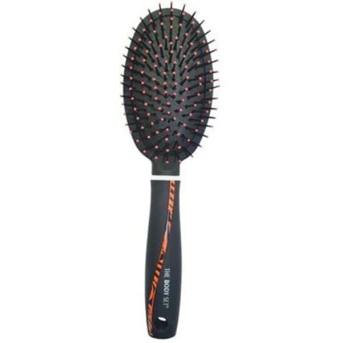 The body set hair brush with rubber coating round