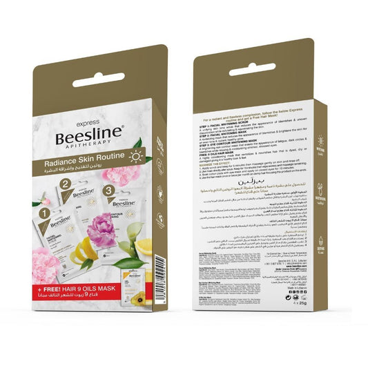 Beesline Radiance skin routine + free hair 9 oils mask