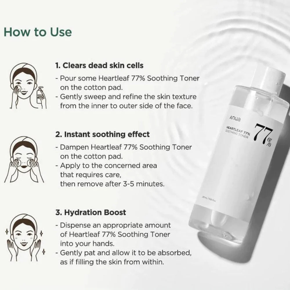 ANUA SOOTHING TONER 77% 250ML