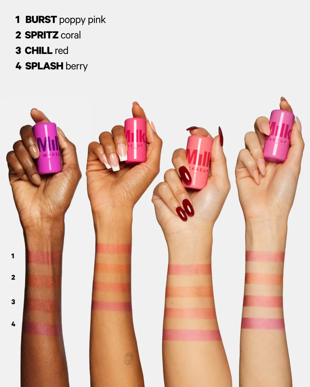 MILK MAKEUP Cooling water jelly tint blush + lip stain