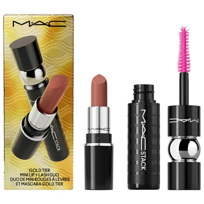 MAC Cosmetics Gold Tier Mini Lip + Lash Duo