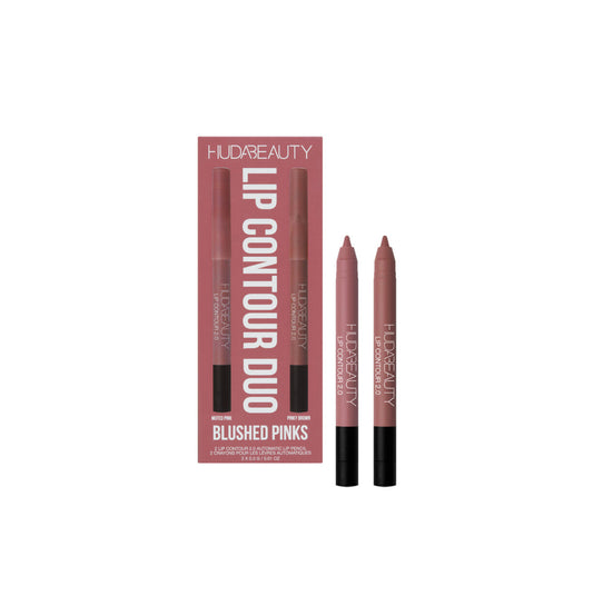 HUDA BEAUTY Lip Contour Mini Duo Blushed Pinks