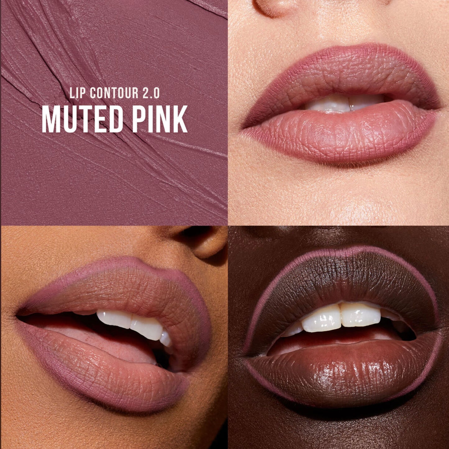 HUDA BEAUTY Lip Contour Mini Duo Blushed Pinks