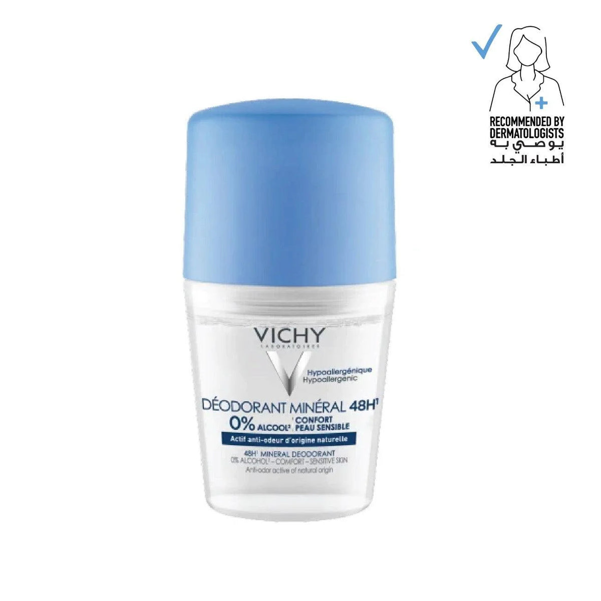 Vichy 48H Mineral Deordorant Roll-On