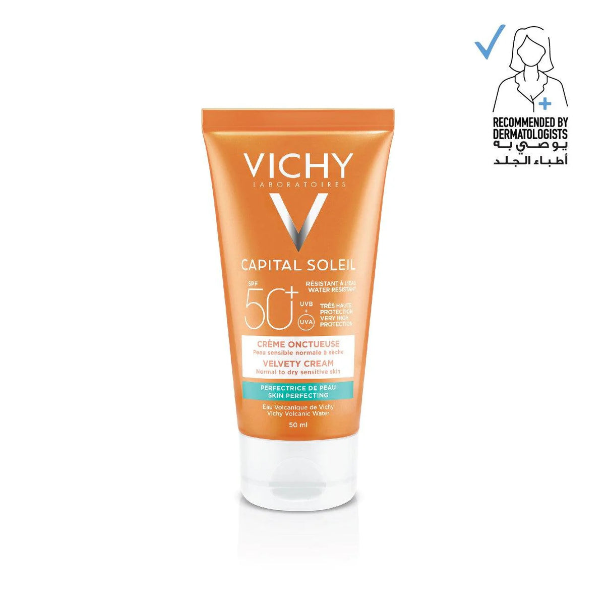 VICHY Capital Soleil Velvety Protective Cream SPF50 50ml