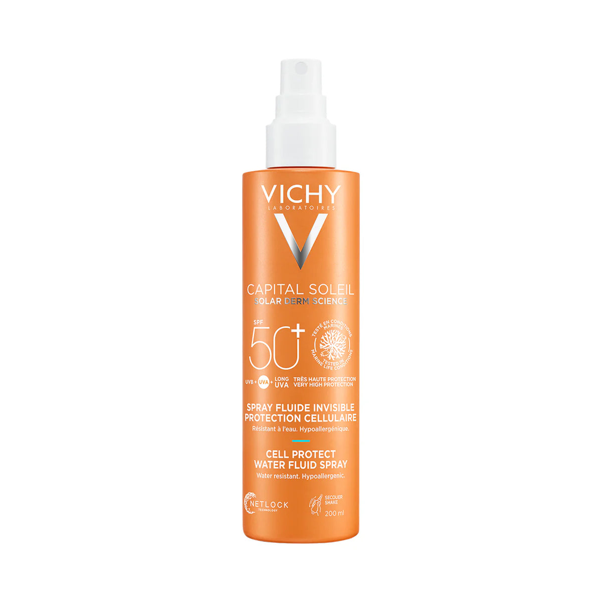 VICHY Capital Soleil Cell Protect Invisible Water Fluid Spray SPF50+ 200ML