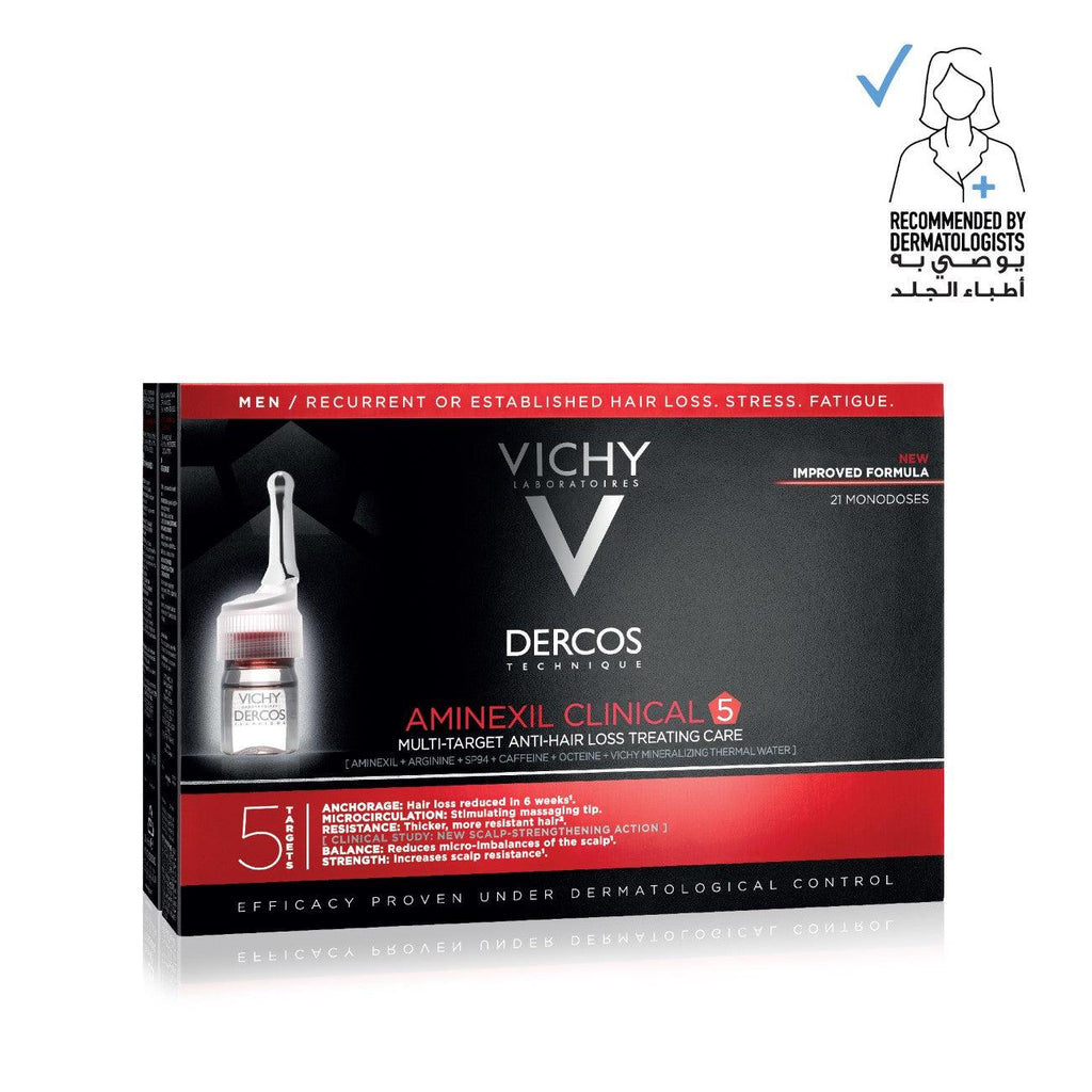 VICHY Dercos Aminexil clinical 5 Men 21 doses