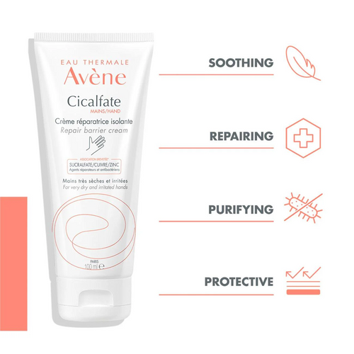 AVENE Cicalfate Hand Repair Barrier Cream - Very Dry and Irritated Hands