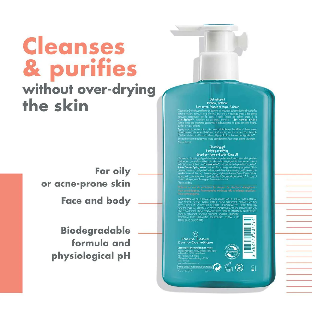 AVENE Cleanance Soap Free Cleansing Gel - Oily Blemish-Prone Skin