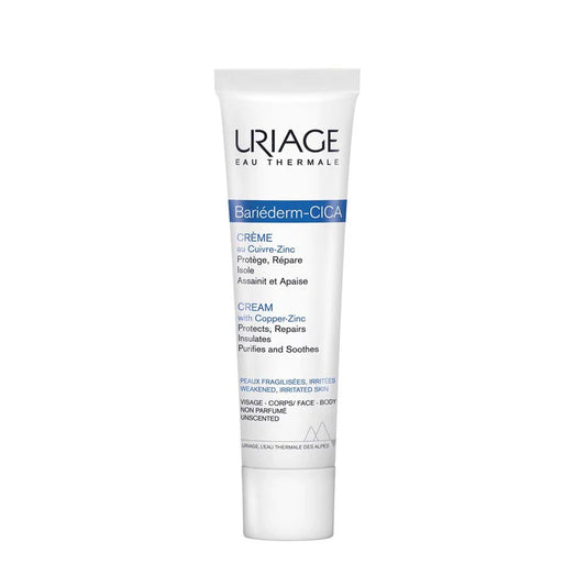 URIAGE Bariéderm Cica-Cream with Copper-Zinc - Weakened Irritated Skin