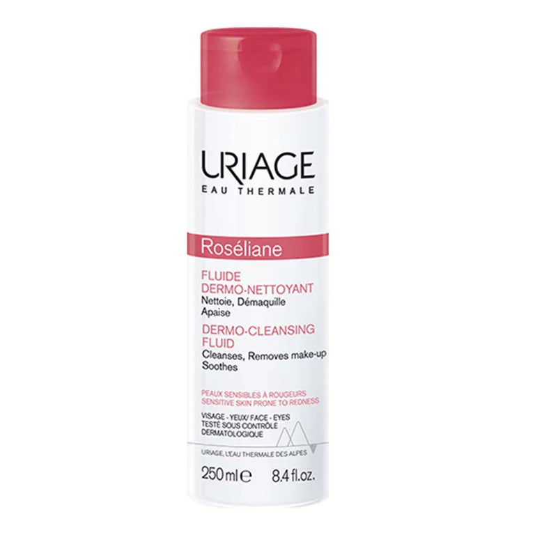 URIAGE Roséliane Dermo-Cleansing Fluid - Sensitive Skin Prone to Redness