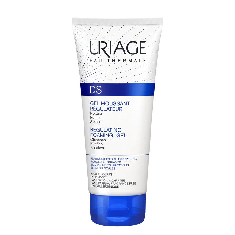 URIAGE DS Regulating Foaming Gel - Skin Prone to Irritations Redness Scales