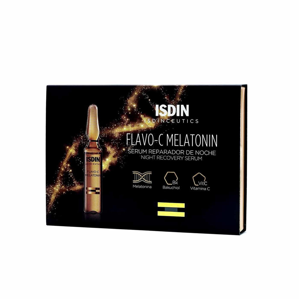 ISDIN Isdinceutics Flavo-C Melatonin Night Recovery Serum - Box of 10 Bulbs x 2ml