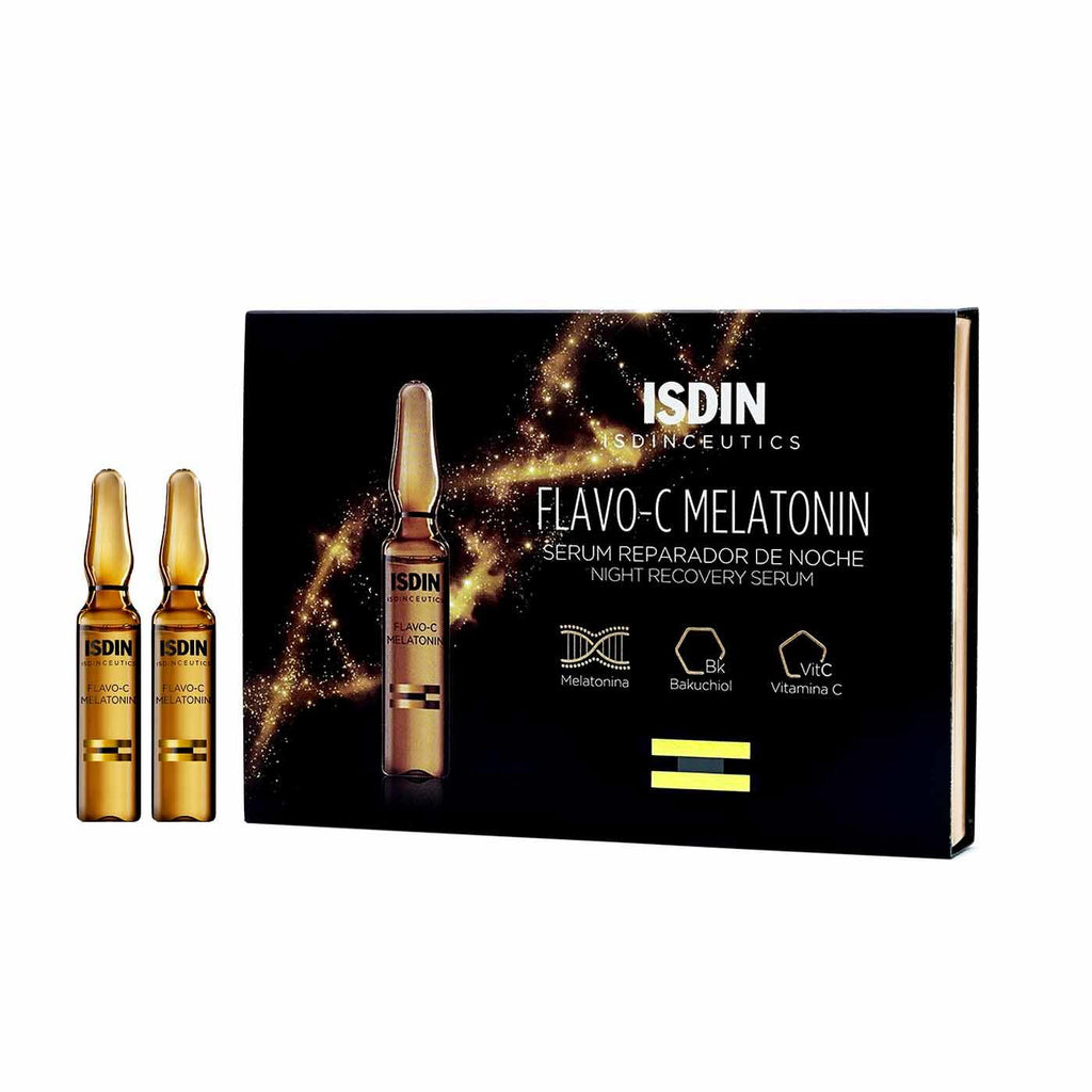 ISDIN Isdinceutics Flavo-C Melatonin Night Recovery Serum - Box of 10 Bulbs x 2ml