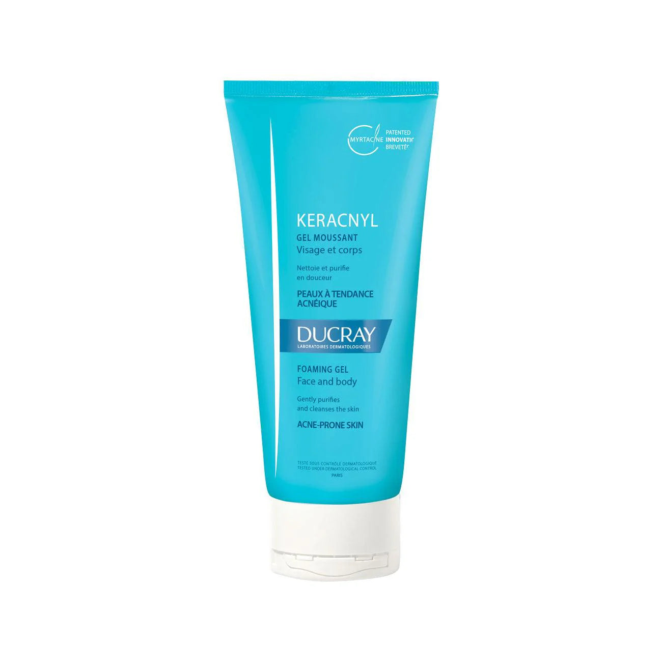 DUCRAY Keracnyl Foaming Gel - Face and Body - Acne-Prone Skin
