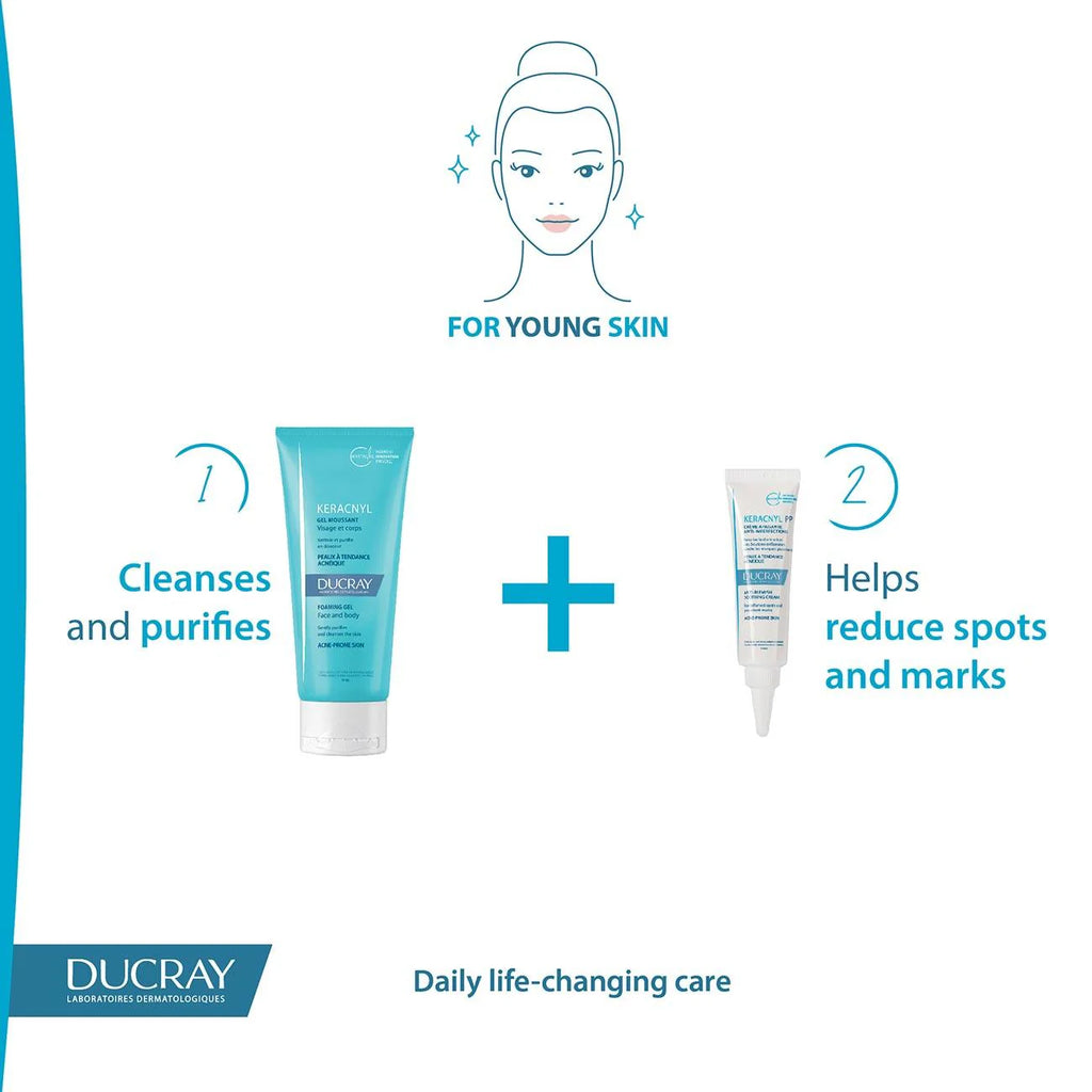 DUCRAY Keracnyl PP Anti-Blemish Soothing Cream - Acne-Prone Skin