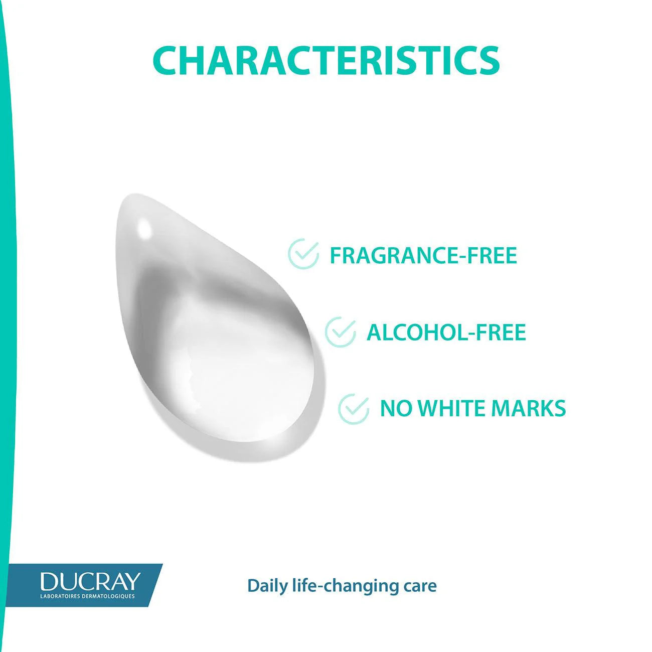 DUCRAY Hidrosis Control Antiperspirant Roll-On 48H Efficacy - Underarms, Excessive Perspiration