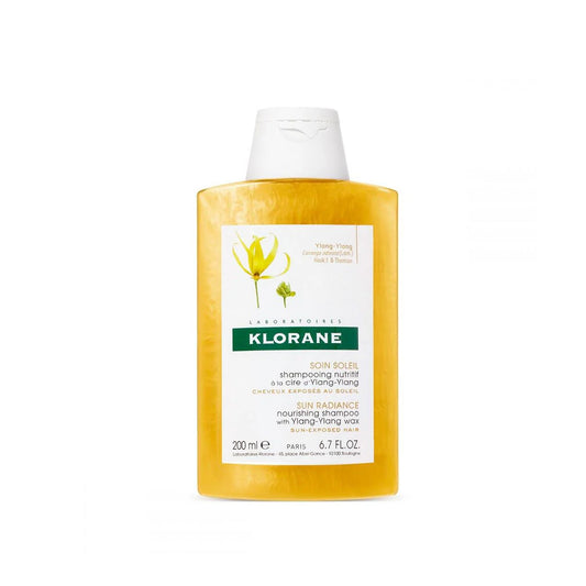 KLORANE Sun Radiance Nourishing Shampoo with Ylang-Ylang Wax - Sun-Exposed Hair