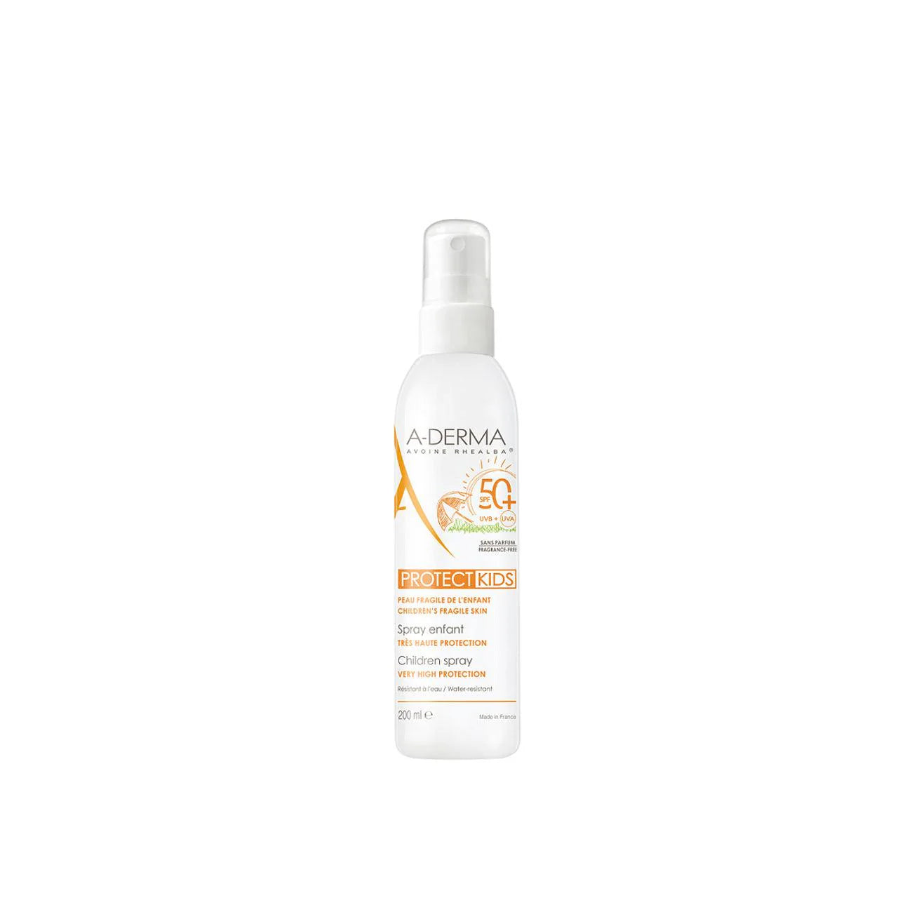 ADERMA Kids Sunscreen Spray SPF50+