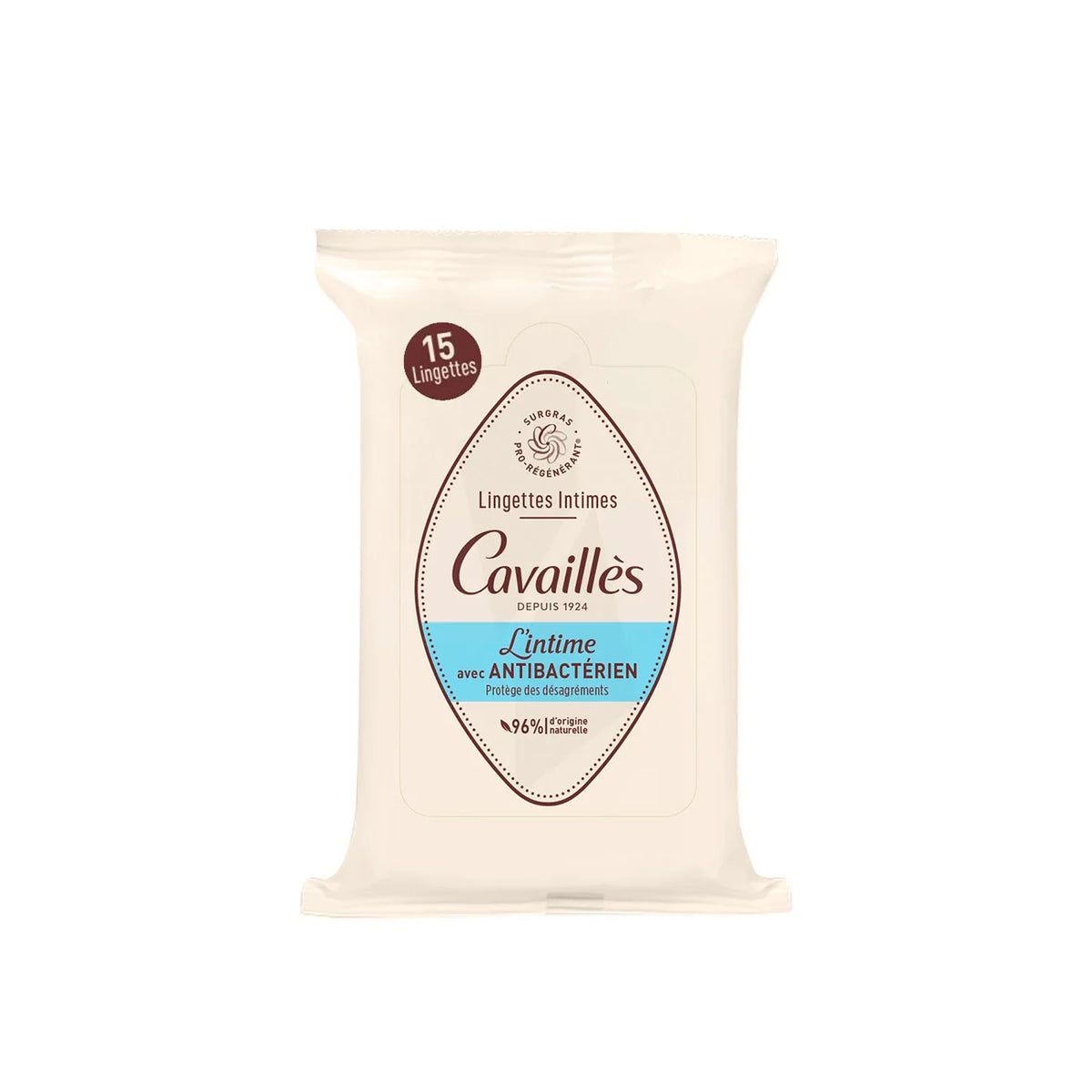 RC Intimate Wipes with Antibacterial Agent - Daily Use - 15 Wipes