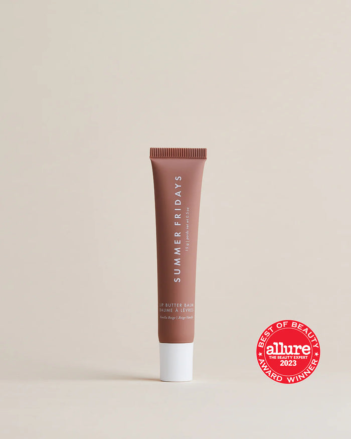 SUMMER FRIDAYS Lip Butter Balm for hydration & shine - Vanilla Beige