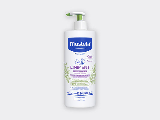 Mustela liniment diaper change cleanser cleans & softens 40