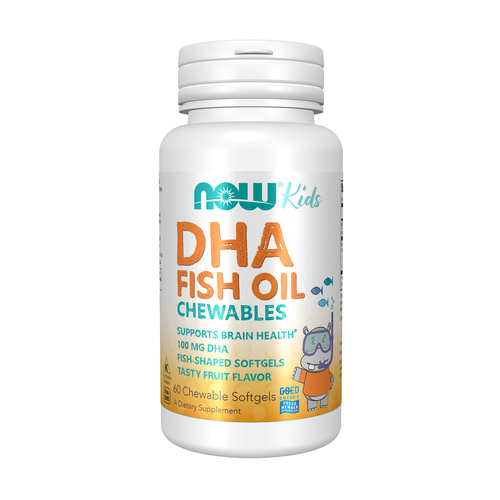 NOW® DHA Kids Fish Oil Chewable Softgels