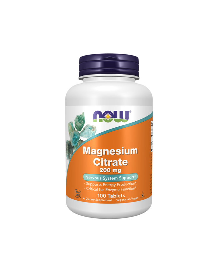 NOW® Magnesium Citrate 200 mg Tablets