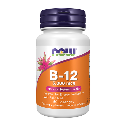 NOW® Vitamin B-12 5000 mcg Lozenges
