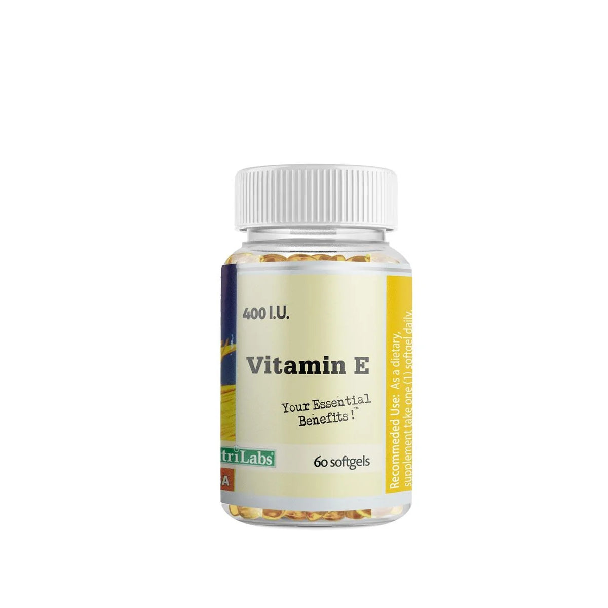 NUTRILABS Vitmin E 400IU 60 Softgels