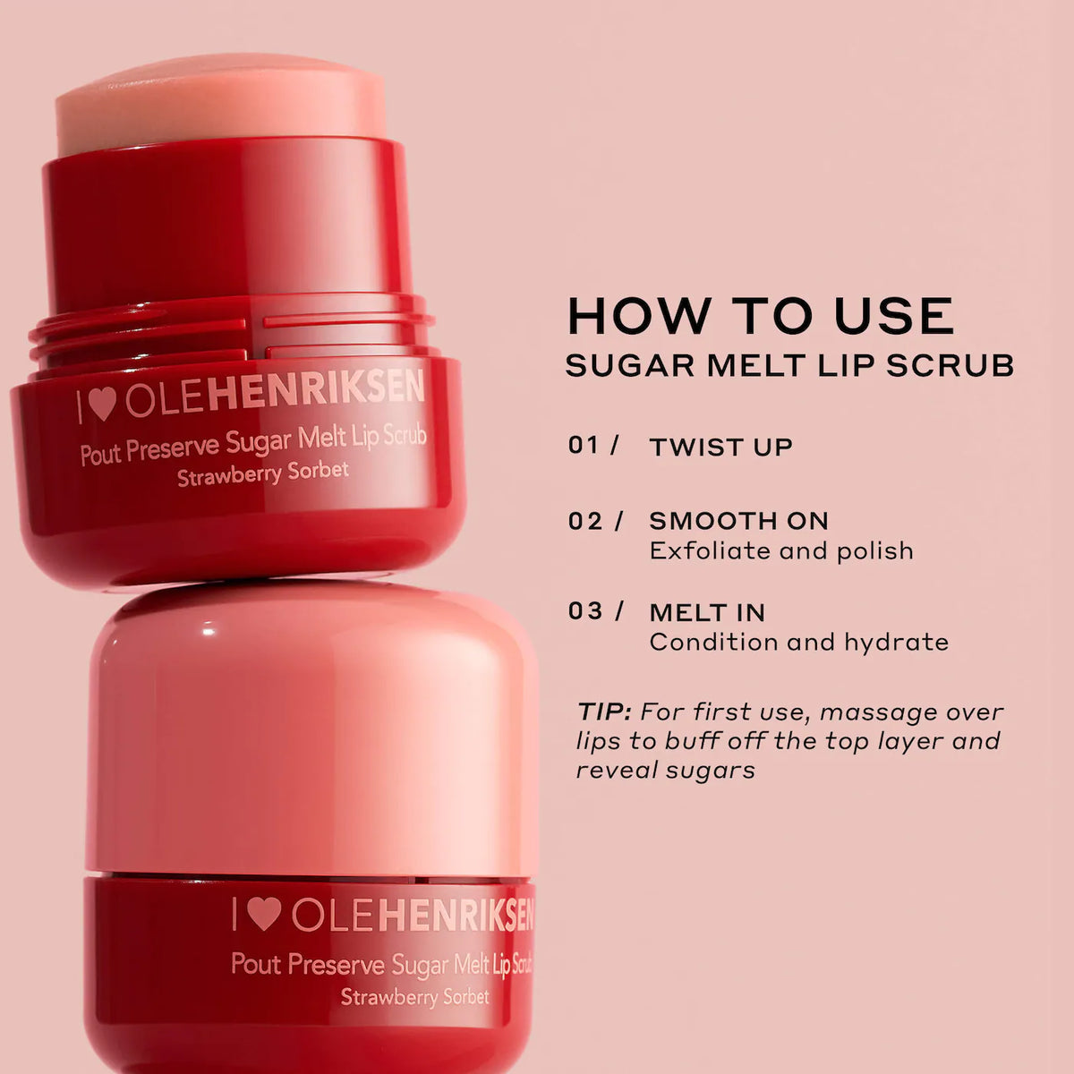 OLEHENRIKSEN Pout Preserve Sugar Melt Exfoliating Lip Scrub