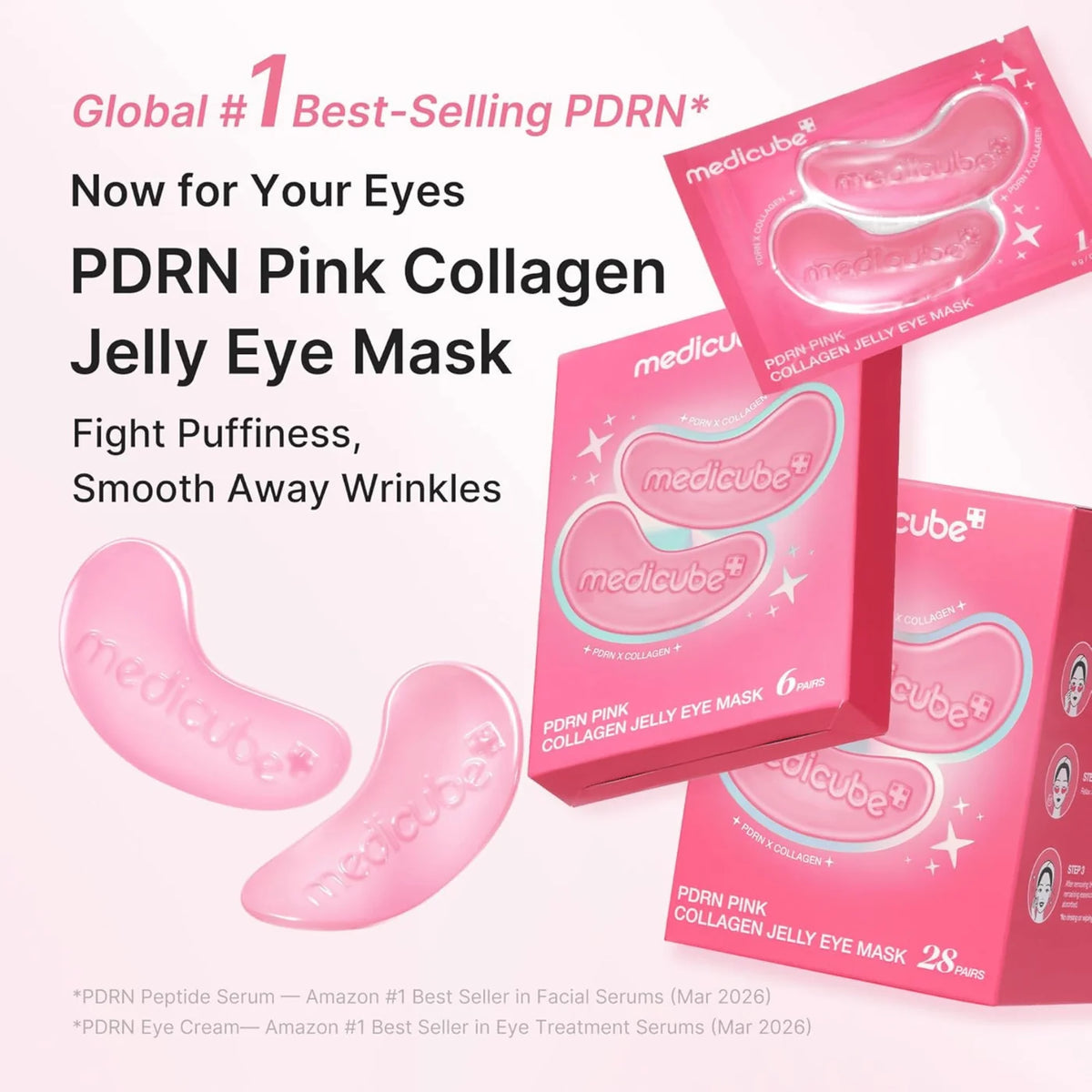 MEDICUBE PDRN PINK COLLAGEN JELLY EYE MASK