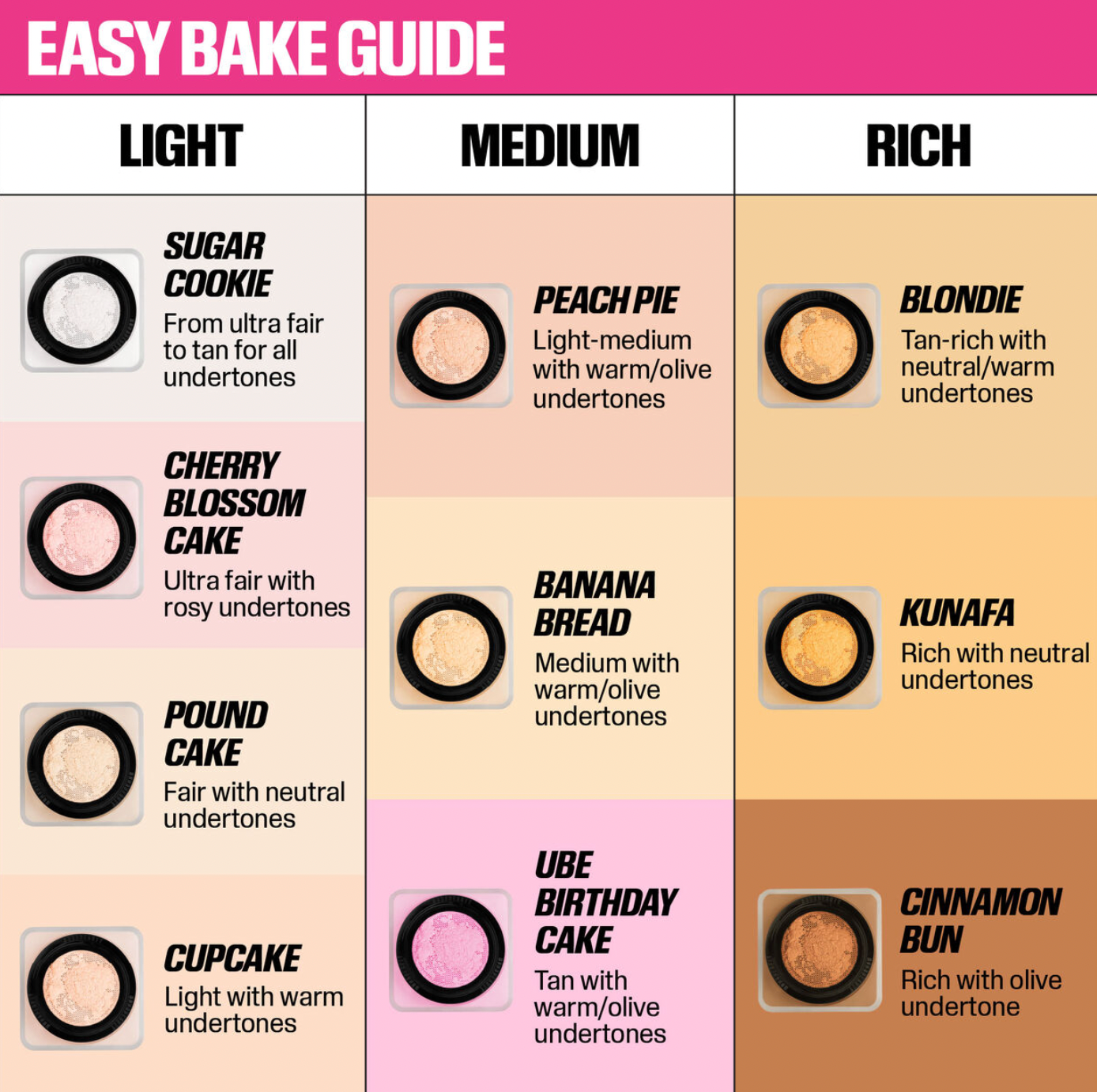 HUDA BEAUTY Easy Bake Loose Baking & Setting Powder