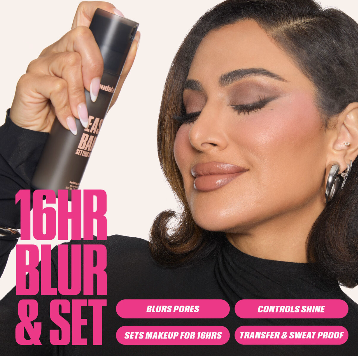 Huda Beauty Easy Bake Setting Spray with 16-Hour Wear - 100ml